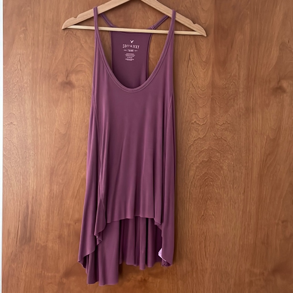 American Eagle purple tank top